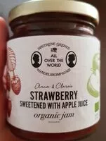 Mängden socker i Strawberry organic jam