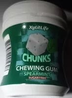 Mängden socker i Chewing Gum Spearmint