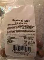 Mängden socker i Boules de fudge au chocolat