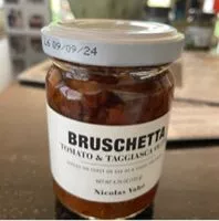 Mängden socker i Bruschetta Tomaten und Oliven