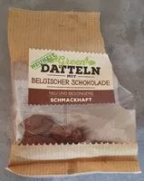 Mängden socker i Datteln mit belgischer Schokolade