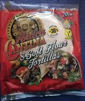 Mängden socker i 8 soft flour Tortillas