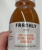 Mängden socker i Æble, gulerod, citron, ingefær, gurkemeje juice