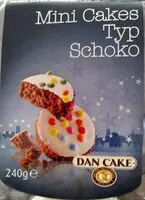 Mängden socker i Mini Cakes, Schoko