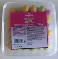 Mängden socker i Fugleæg