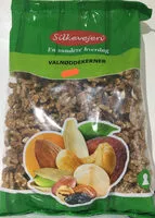 Mängden socker i Valnøttkjerner