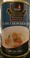 Mängden socker i Clam chowder soup