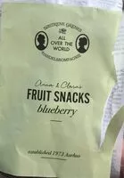 Mängden socker i Fruits snack myrtilles