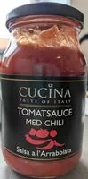 Mängden socker i Tomatsauce med chili - Salsa all' Arrabbiata