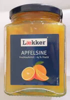 Mängden socker i Laekker Fruchtaufstrich Apfelsine
