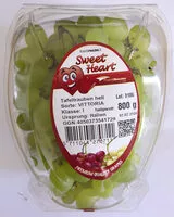 Mängden socker i FratelliRescina Sweet Heart Tafeltrauben hell