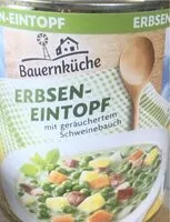 Mängden socker i Erbseneintopf
