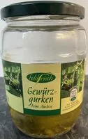 Mängden socker i Gewürzgurken