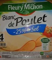 Mängden socker i Blanc de poulet -25% de sel