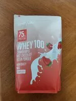 Mängden socker i Whey 100 strawberry & white chocolate