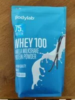 Mängden socker i Whey 100 vanilla milkshake
