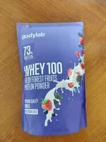 Mängden socker i Whey 100 fresh forest fruits