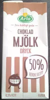 Mängden socker i Arla Chokladmjölkdryck