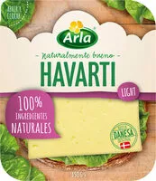 Mängden socker i Queso havarti light danés lonchas