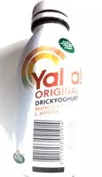 Mängden socker i Yalla original drickyoghurt mango, banan & apelsin
