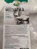 Mängden socker i Mozzarella