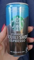 Mängden socker i Starbucks doubleshot expresso