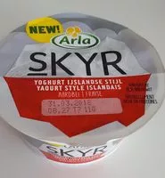 Mängden socker i Skyr yaourt style islandais aux fraise