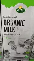 Mängden socker i Organic milk