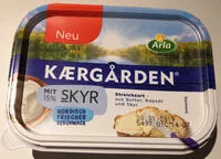 Mängden socker i Kærgården mit 15% Skyr