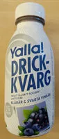 Mängden socker i Yalla! Drickkvarg Blåbär & Svarta Vinbär