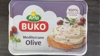 Mängden socker i Buko Mediterrane Olive