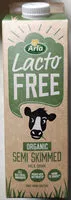 Mängden socker i Lactose free organic semi-skimmed milk