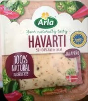 Mängden socker i Havarti Jalapeño