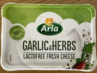 Mängden socker i Garlic & Herbs Lactofree Fresh Cheese