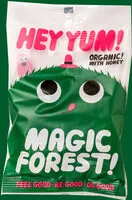Mängden socker i Magic forest - Bonbons bio au goût de fruits