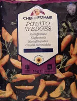 Mängden socker i Chef de Pomme Kartoffelspalten