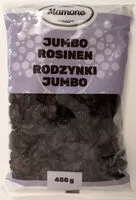 Mängden socker i Jumbo Rosinen Rodzynki Jumbo