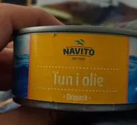 Mängden socker i Tun i olie