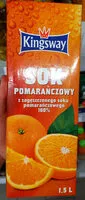 Mängden socker i Kingsway Sok Pomarańczowy