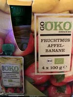 Mängden socker i Fruchtmus Apfel-Banane