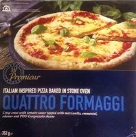 Mängden socker i Italian inspired pizza baked in stone oven - Quattro Formaggi
