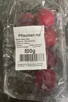 Mängden socker i Pflaumen rot