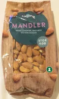 Mängden socker i Mandler