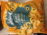 Mängden socker i Curly Fries