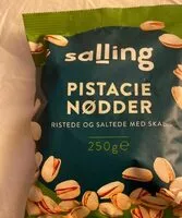 Mängden socker i Pistacie nødder