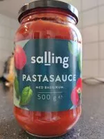 Mängden socker i Pastasauce med basilikum