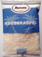 Mängden socker i Kokosraspel