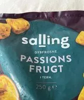Mängden socker i Dybfrosne passionsfrugt
