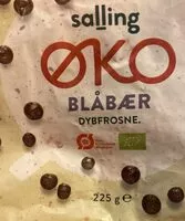 Mängden socker i Øko blåbær  (Frosne)