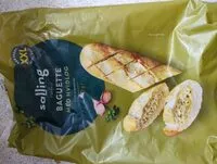 Mängden socker i Baguette med hvidløg